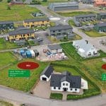 ild över tomterna som finns till salu i Glommen